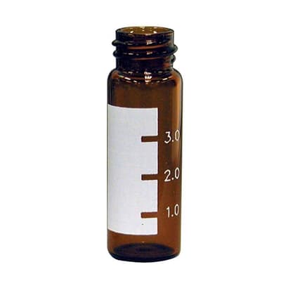 Chromatography Research Supplies 4.0 mL Amber Screw Graduated Vial (100/pk)